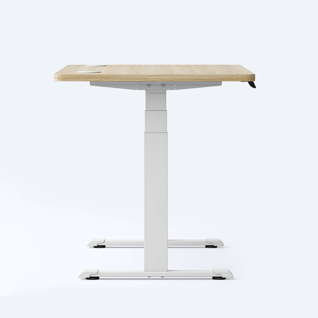 Natural Wood - Dual Motor - 3 Stage Leg Electric Standing Desk