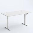 White - Dual Motor - 3 Stage Leg Electric Standing Desk
