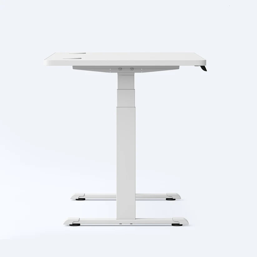 White - Dual Motor - 3 Stage Leg Electric Standing Desk
