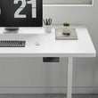 White - Dual Motor - 3 Stage Leg Electric Standing Desk