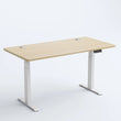 Natural Wood - Dual Motor - 3 Stage Leg Electric Standing Desk